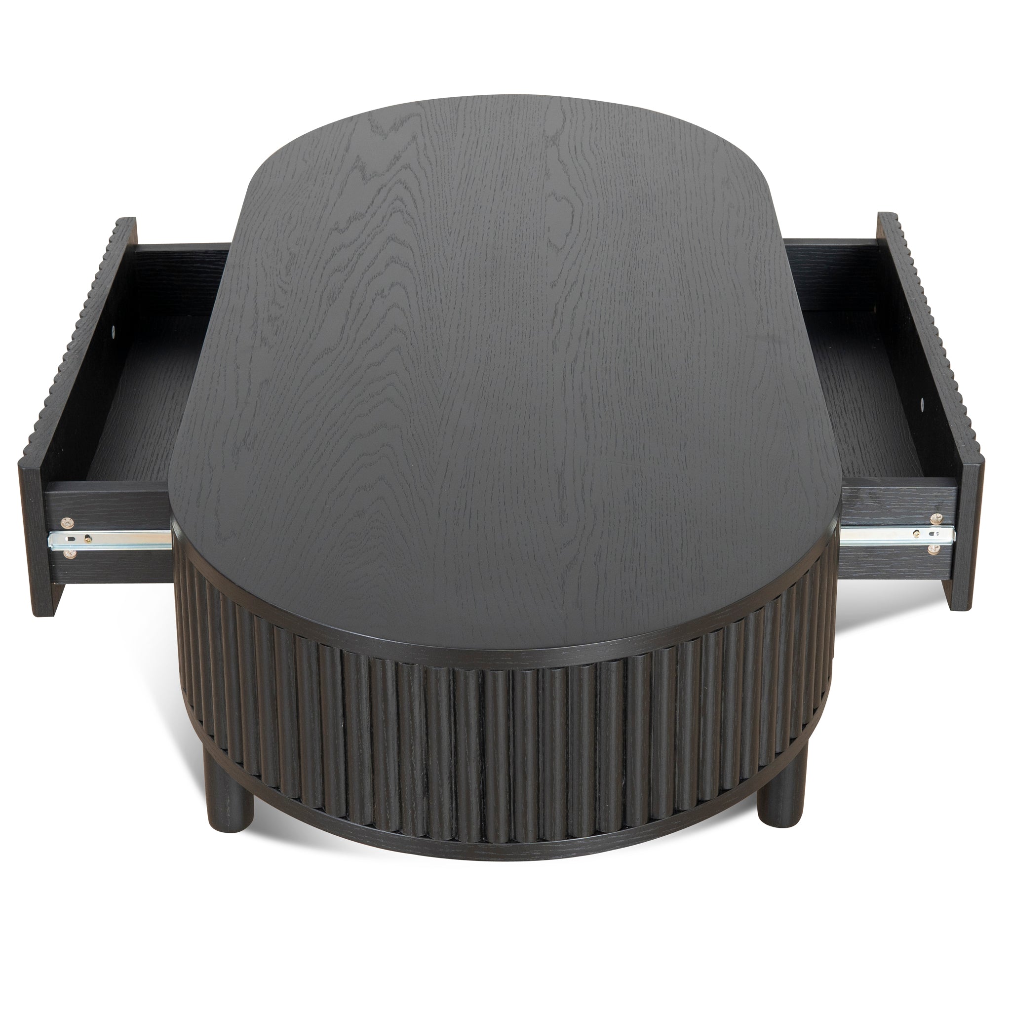 1.2m Venezia Coffee Table - Full Black