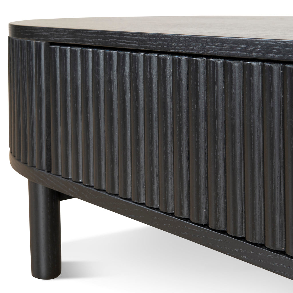 1.2m Venezia Coffee Table - Full Black