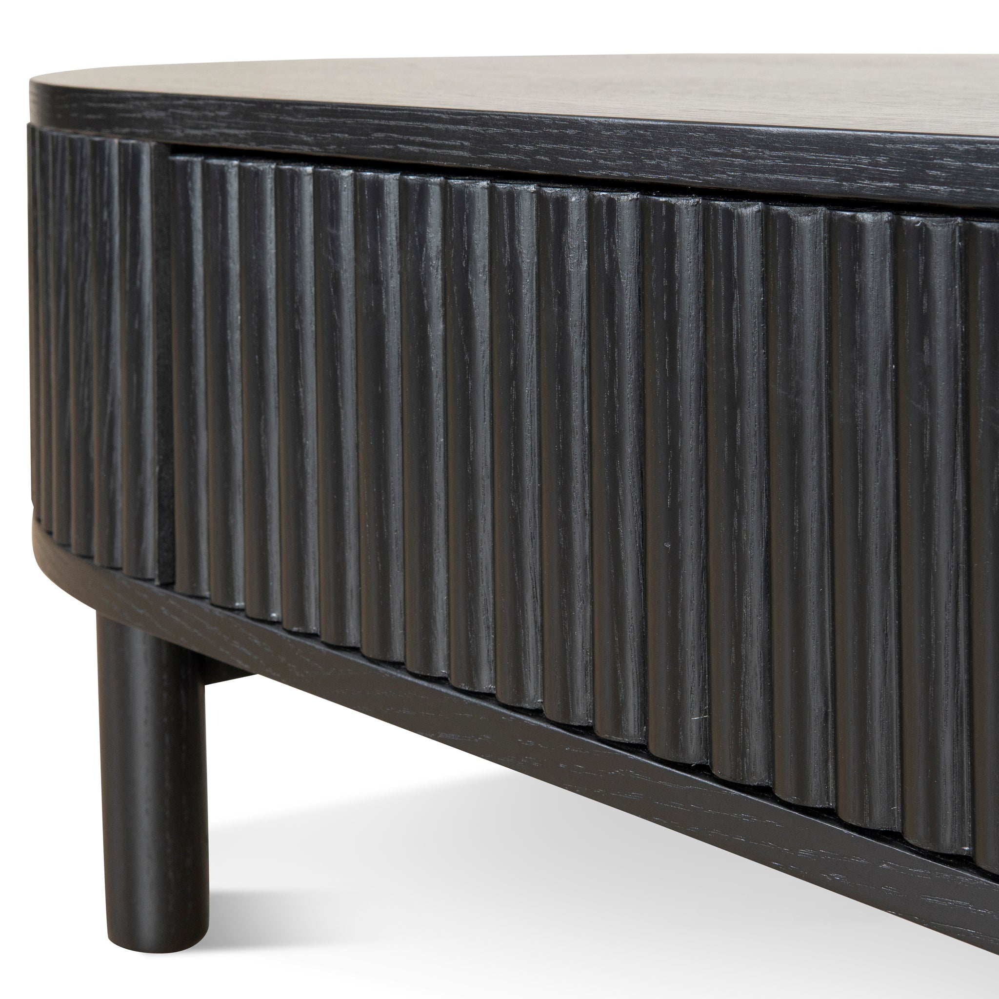 1.2m Venezia Coffee Table - Full Black