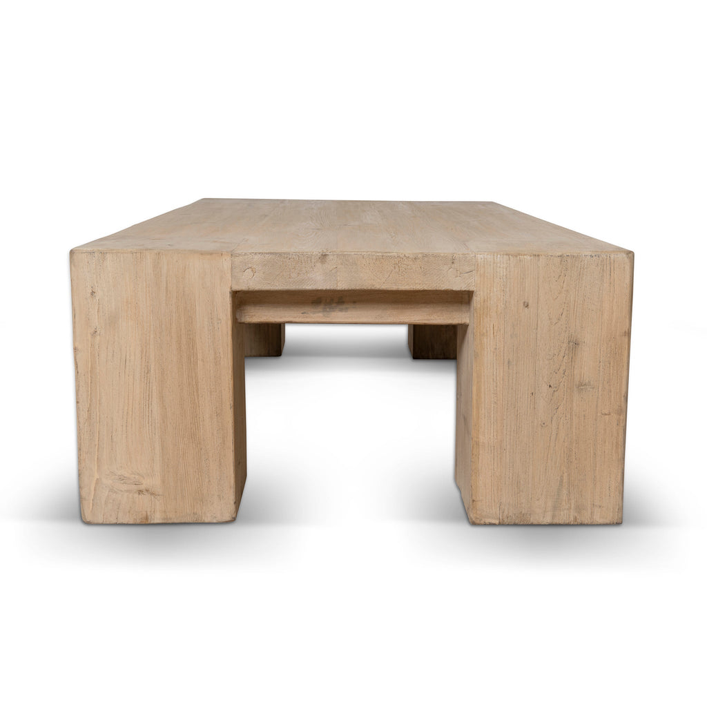 1.3m Elm Venezia Coffee Table - Natural