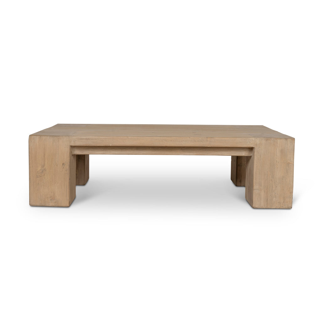 1.3m Elm Venezia Coffee Table - Natural