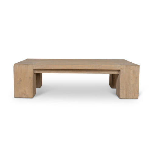 1.3m Elm Venezia Coffee Table - Natural