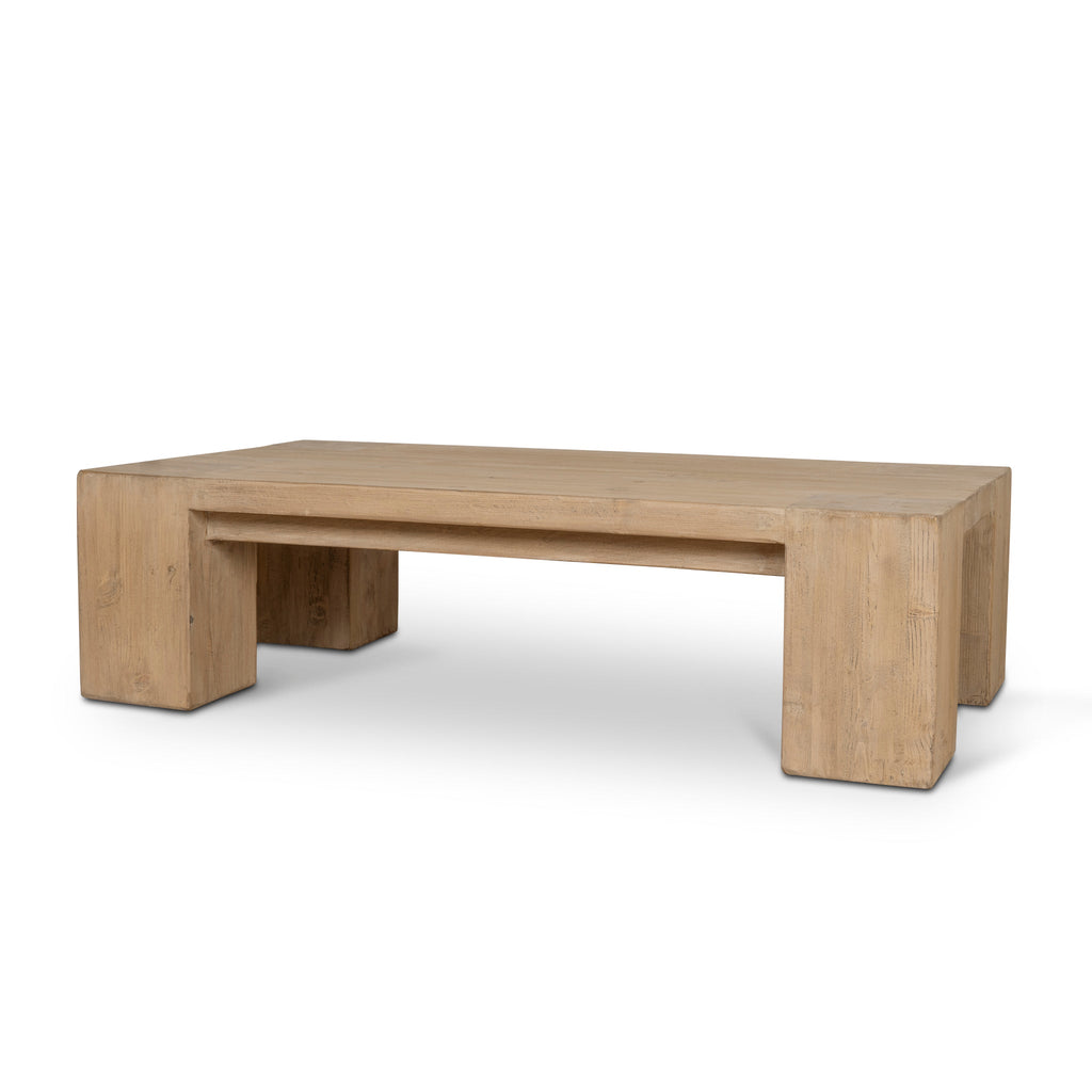1.3m Elm Venezia Coffee Table - Natural