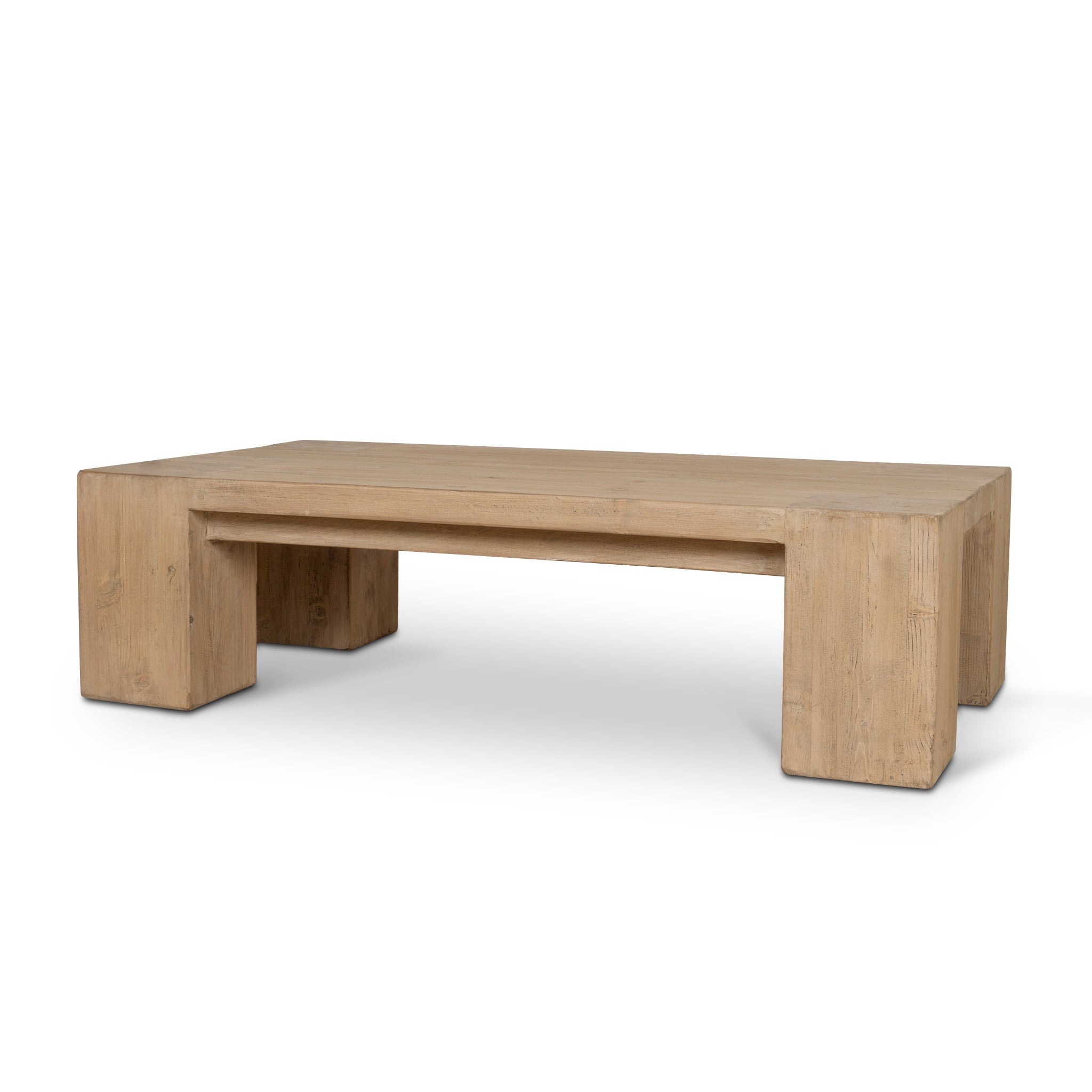 1.3m Elm Venezia Coffee Table - Natural