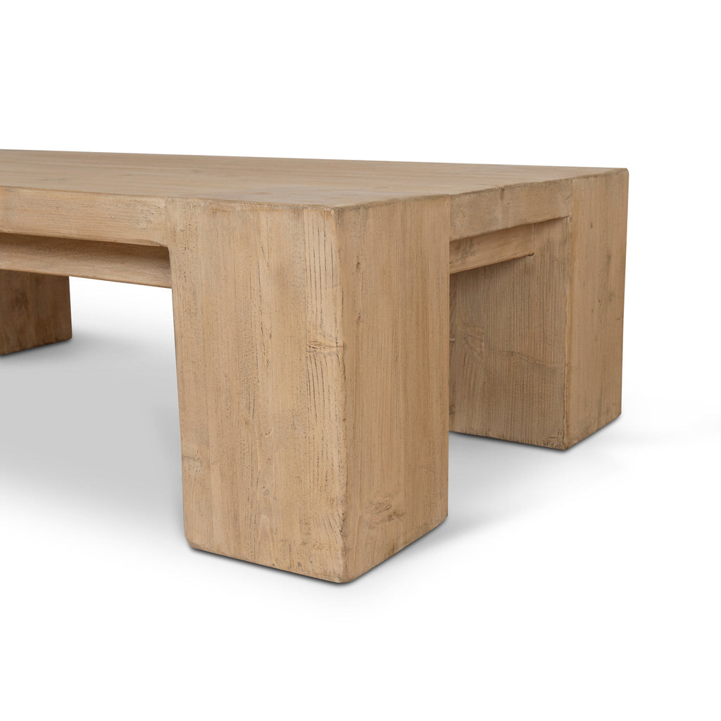 1.3m Elm Venezia Coffee Table - Natural