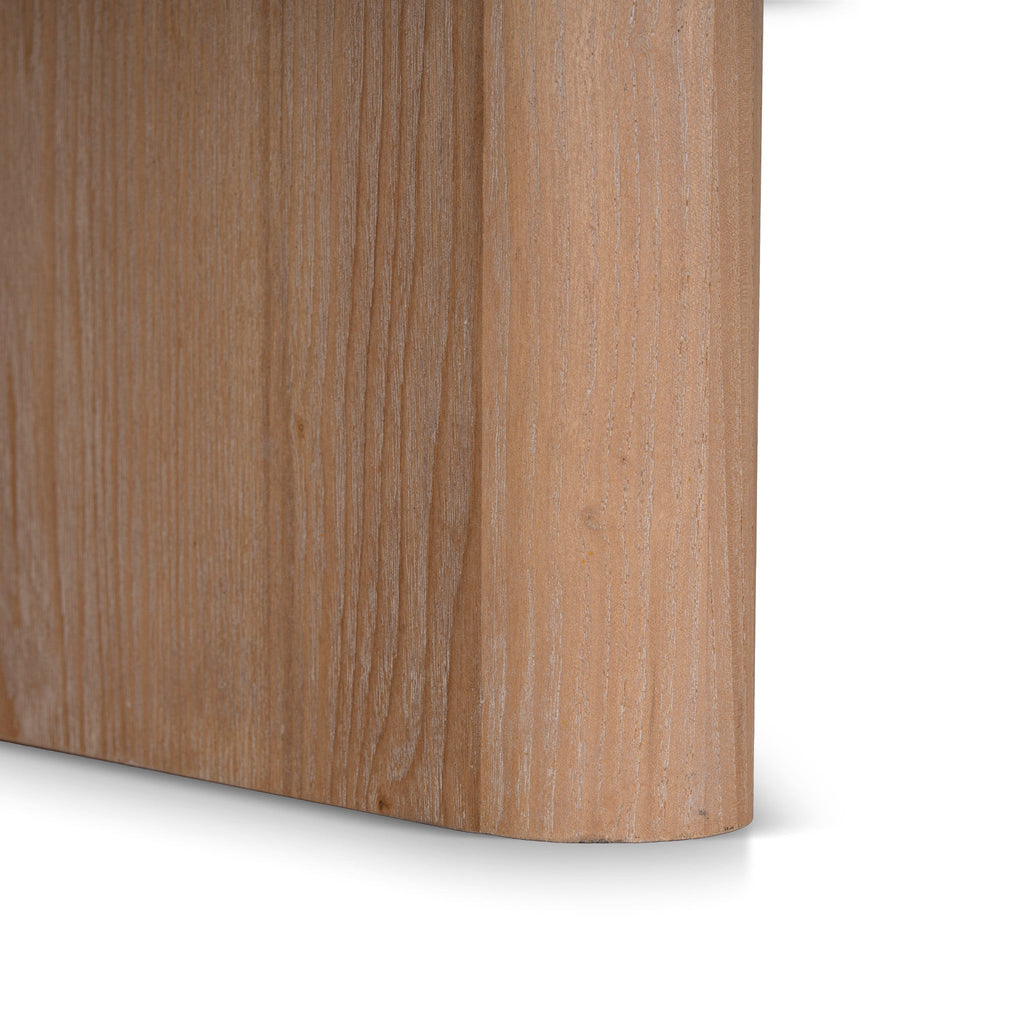 Travertine Marble 100cm Round Venezia Coffee Table - Light Natural Elm