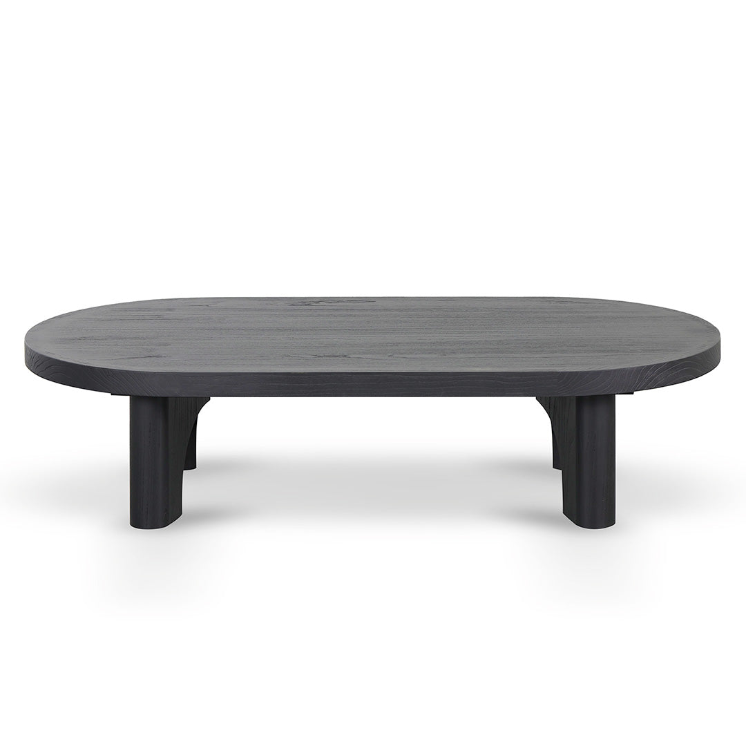 140cm Venezia Coffee Table - Full Black