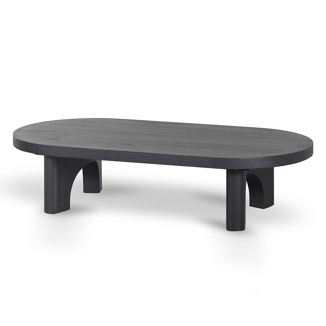 140cm Venezia Coffee Table - Full Black