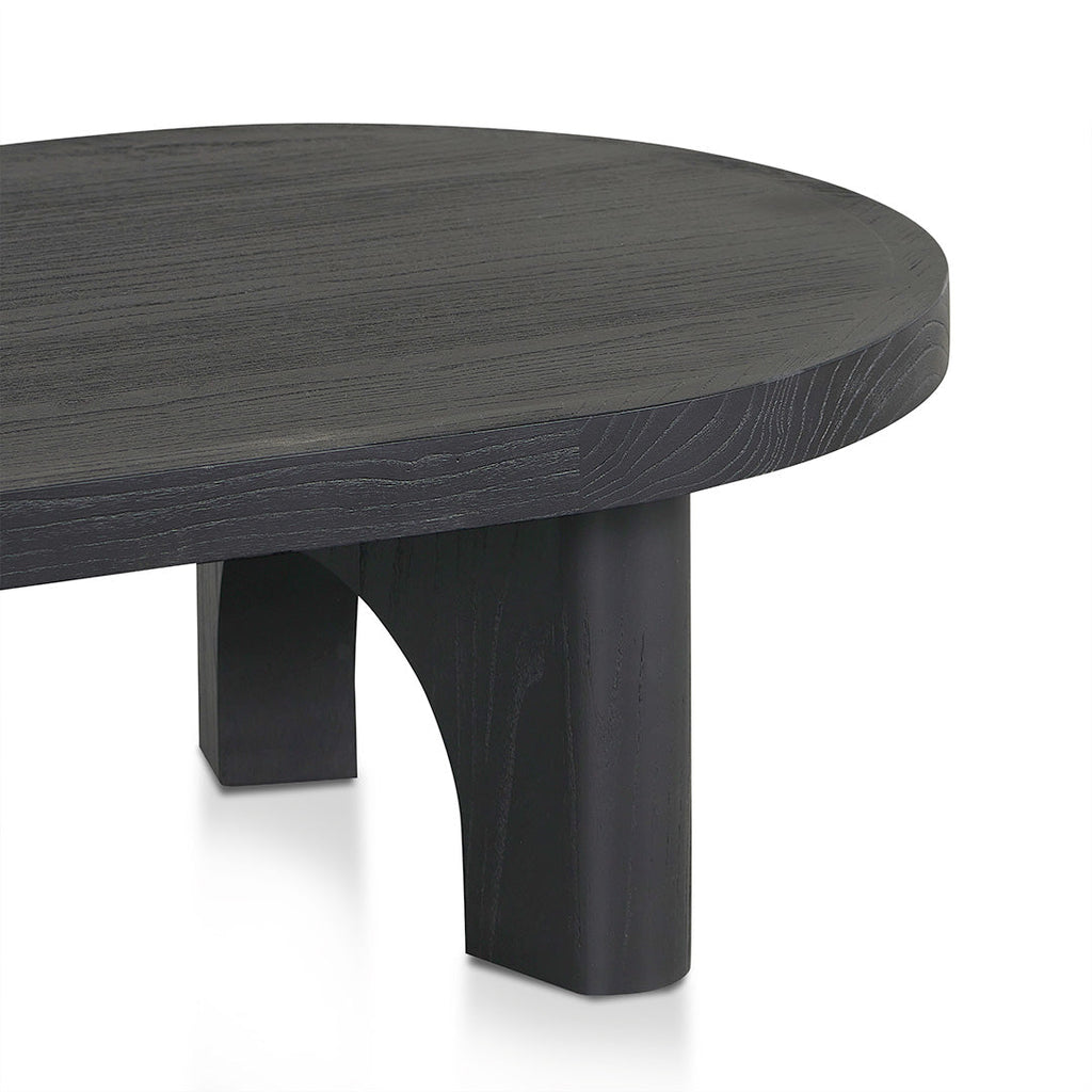 140cm Venezia Coffee Table - Full Black