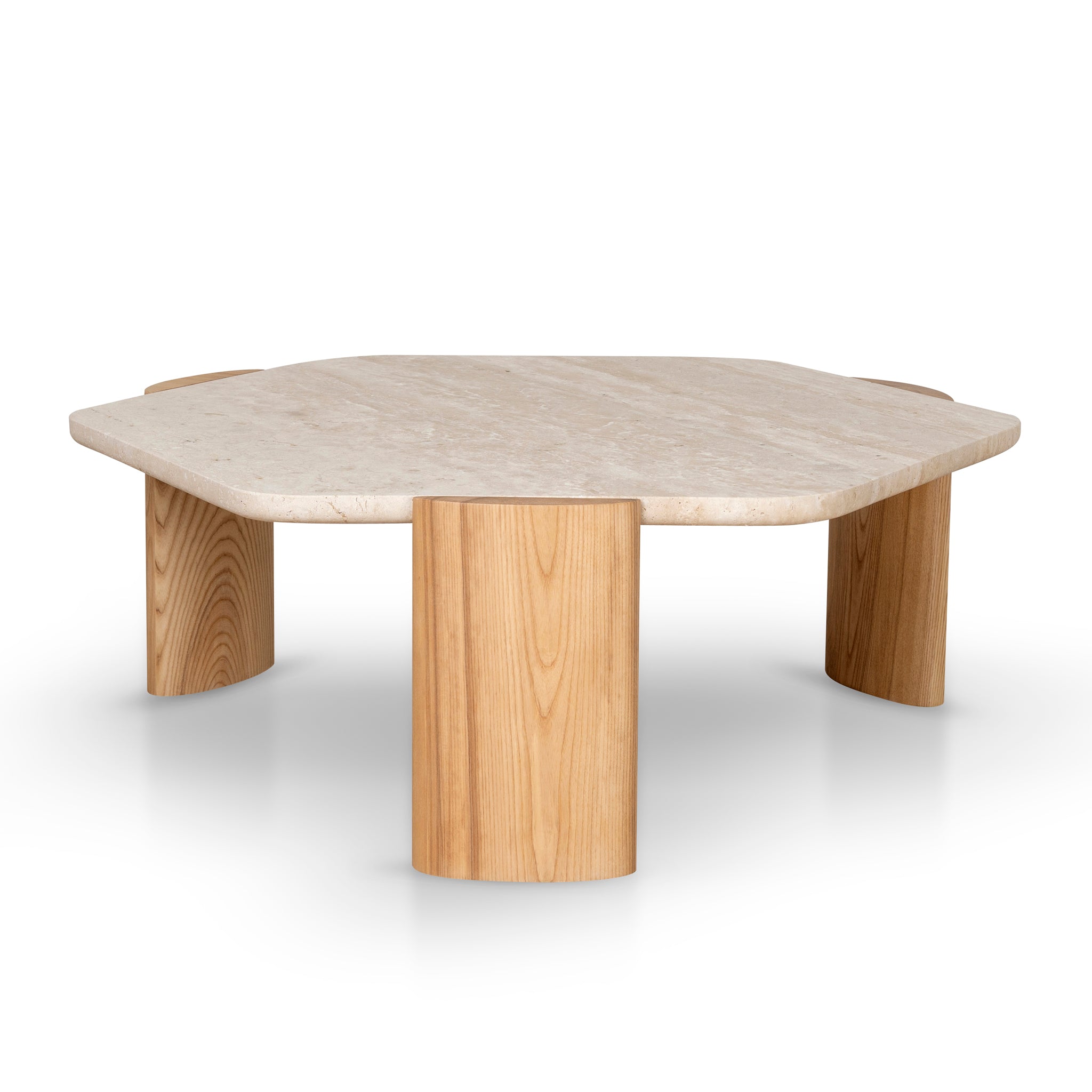 100cm Travertine Venezia Coffee Table - Natural