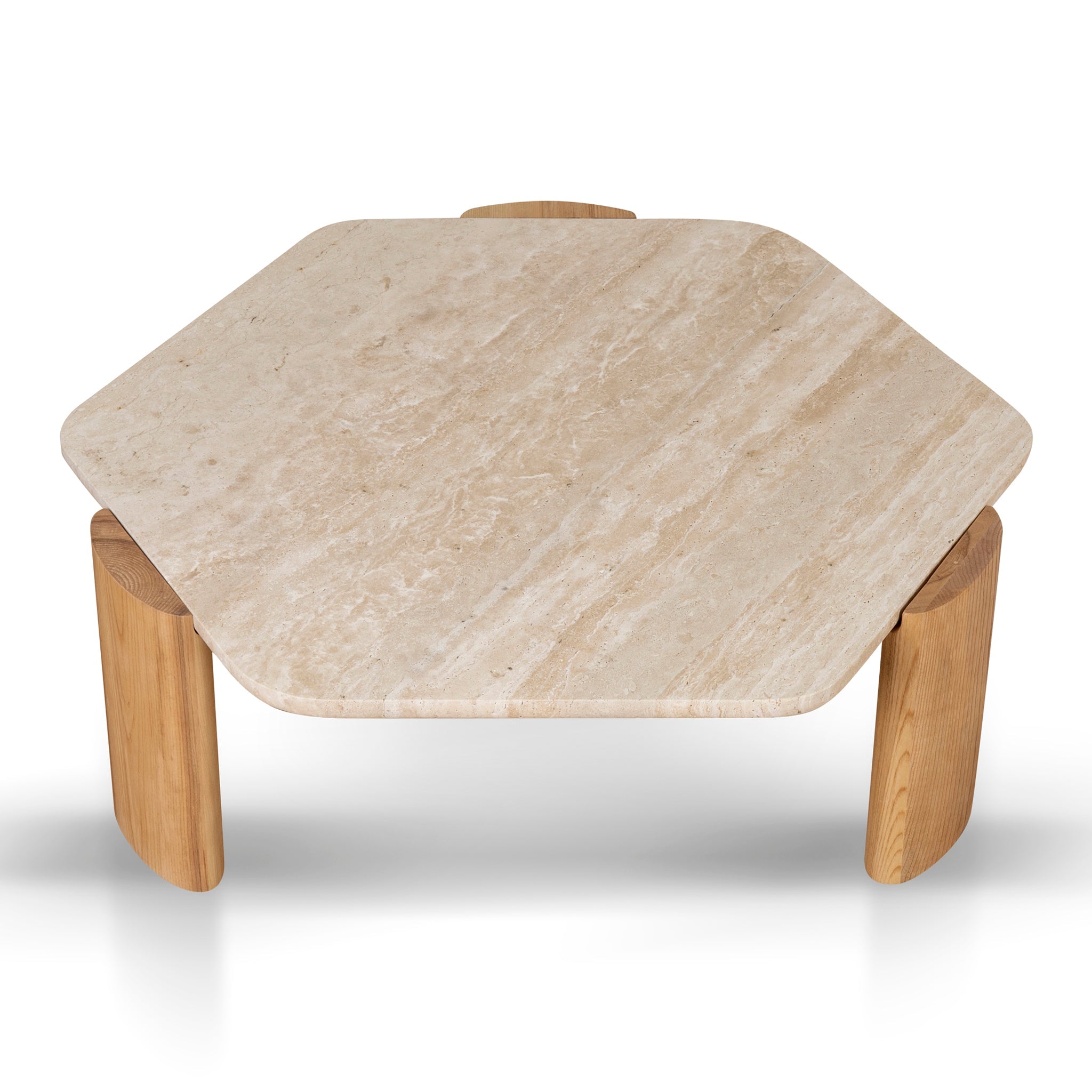 100cm Travertine Venezia Coffee Table - Natural