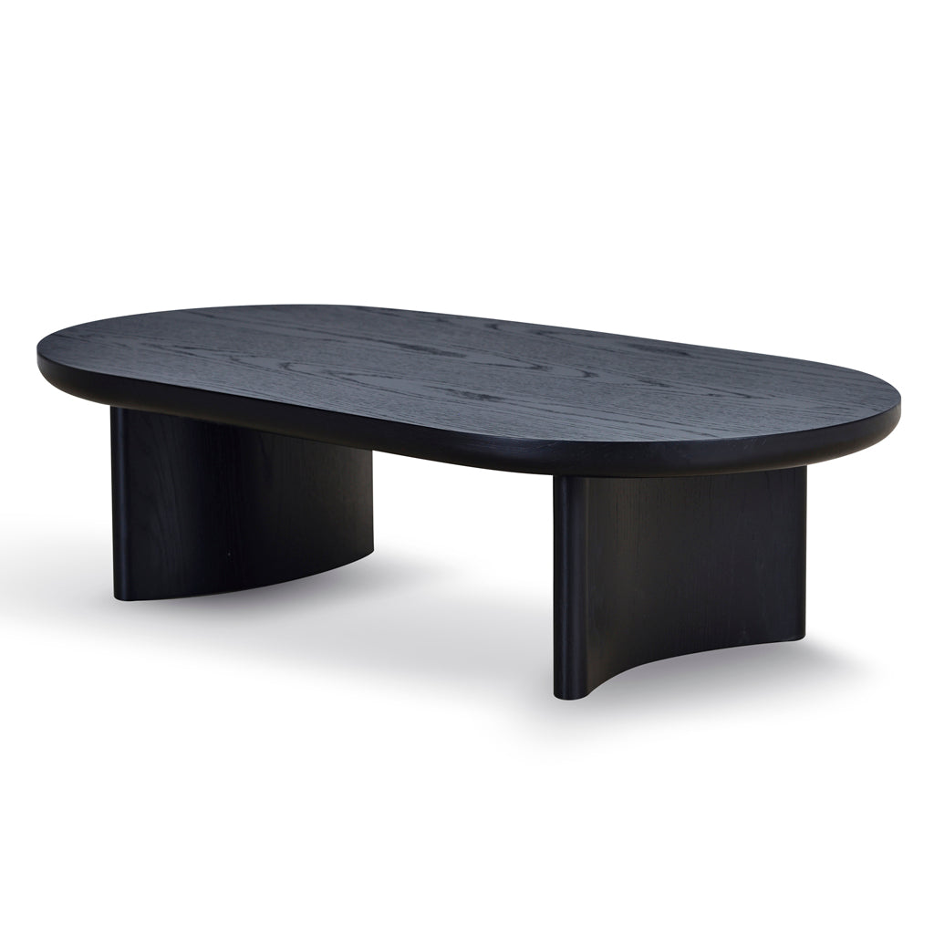 1.3m Venezia Coffee Table - Full Black