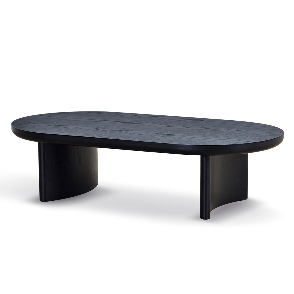 1.3m Venezia Coffee Table - Full Black