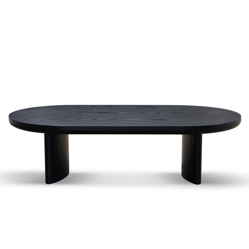 1.3m Venezia Coffee Table - Full Black