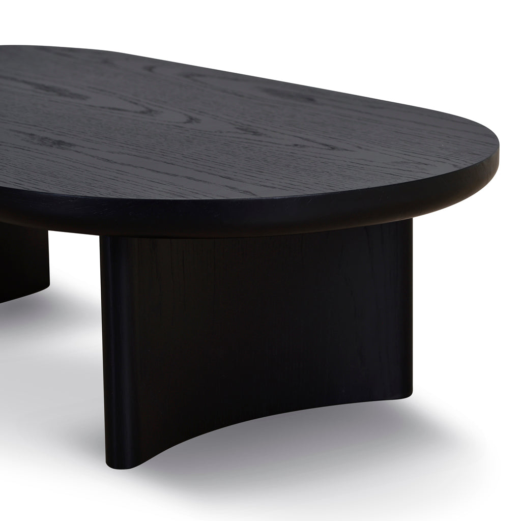 1.3m Venezia Coffee Table - Full Black