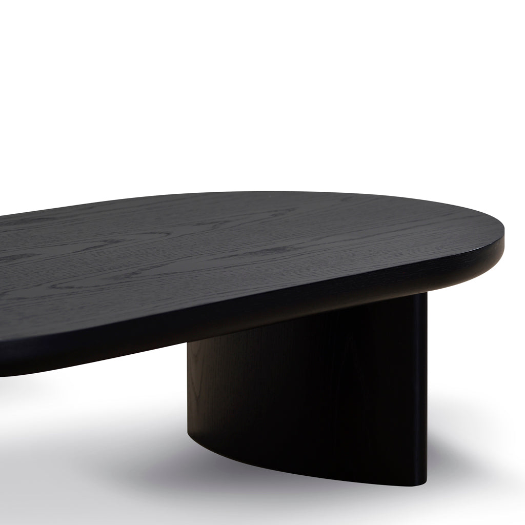 1.3m Venezia Coffee Table - Full Black