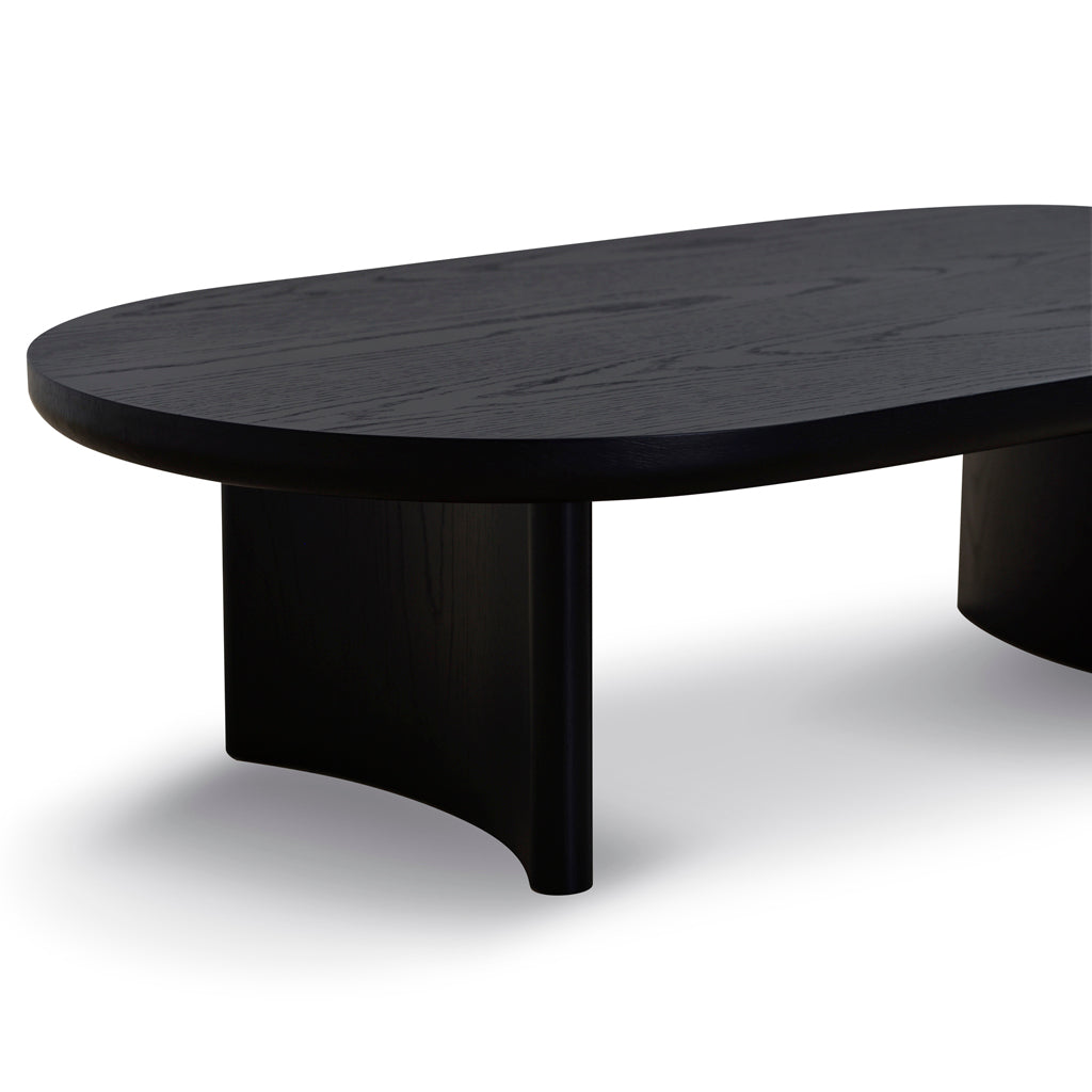 1.3m Venezia Coffee Table - Full Black