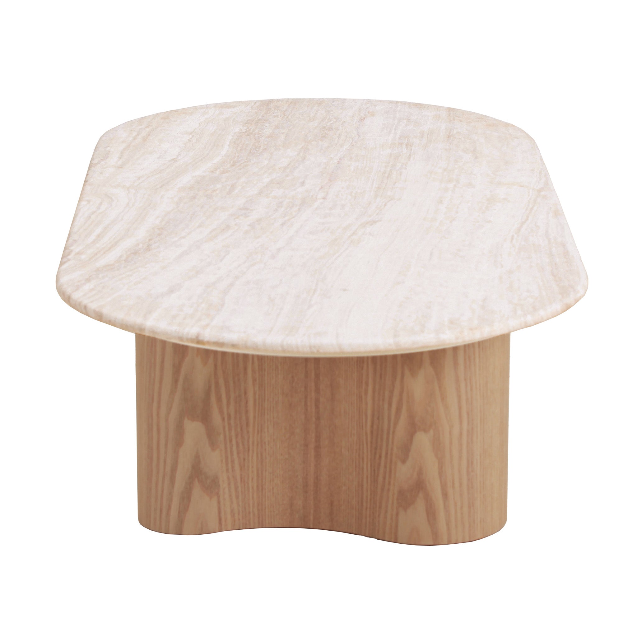 1.5m Travertine Top Venezia Coffee Table - Natural