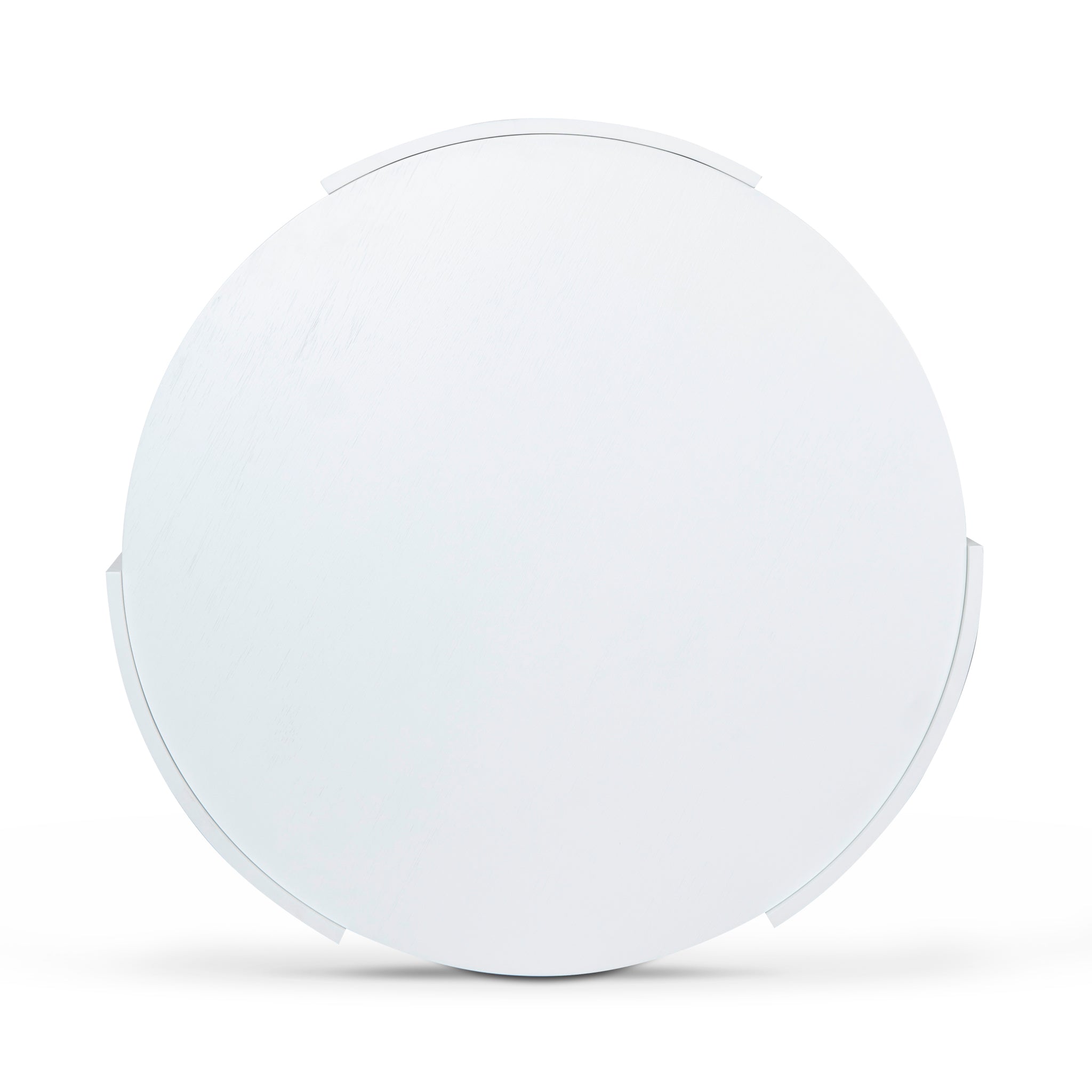 100cm Wooden Round Venezia Coffee Table - White