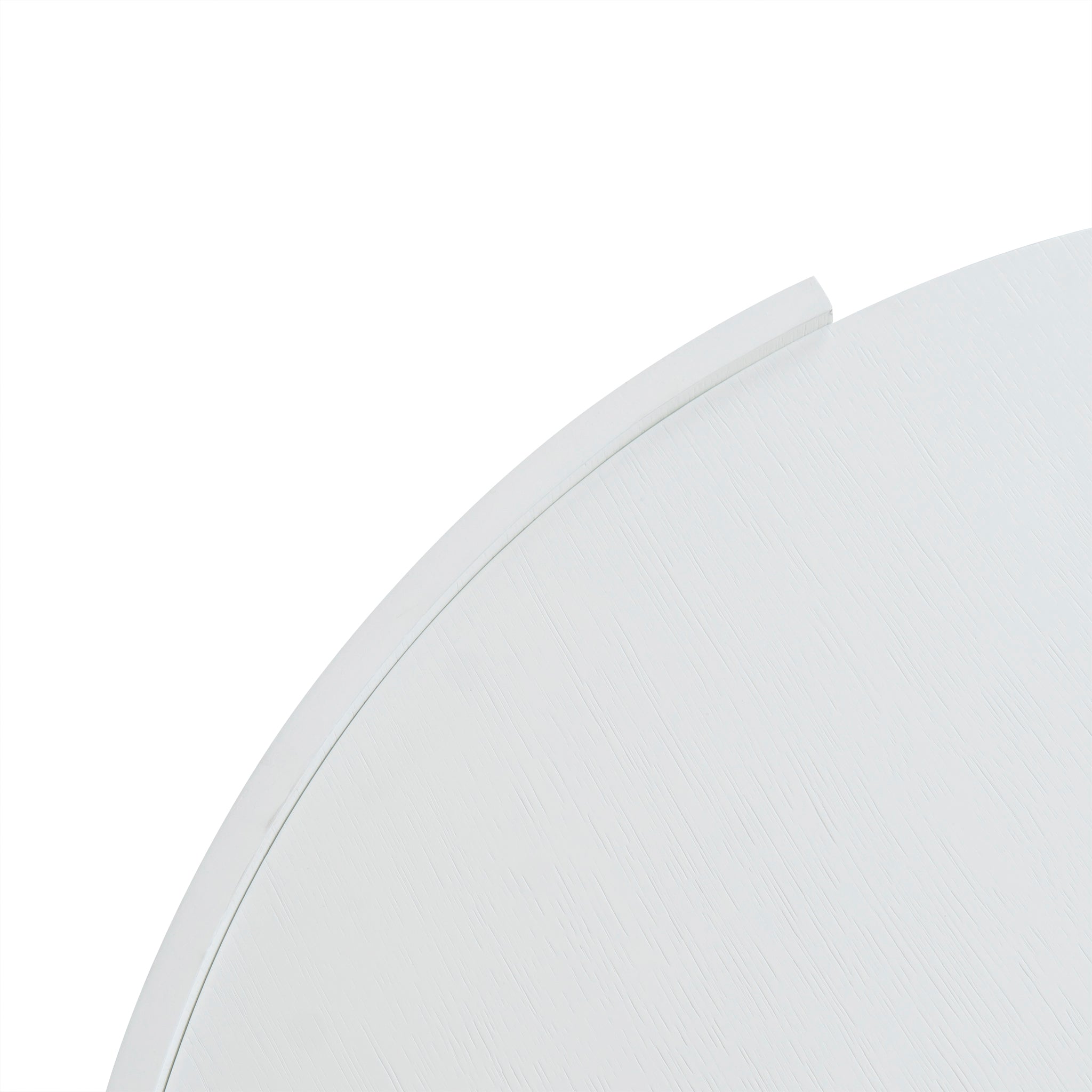 100cm Wooden Round Venezia Coffee Table - White