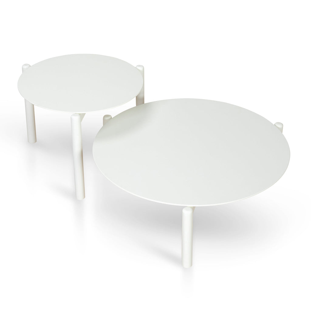 Nest of Venezia Coffee Tables - White