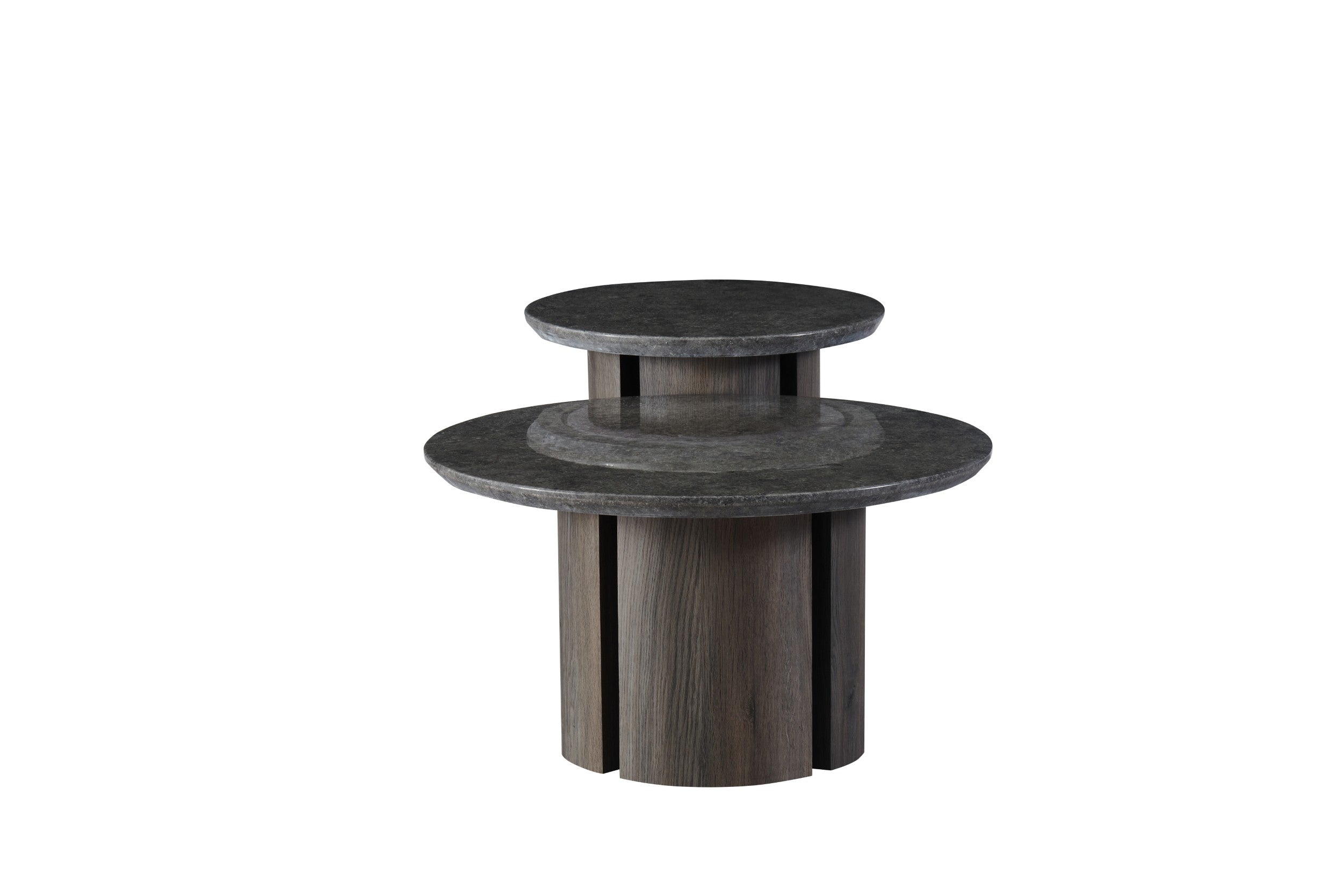 Onyx Side Table Grey Marble
