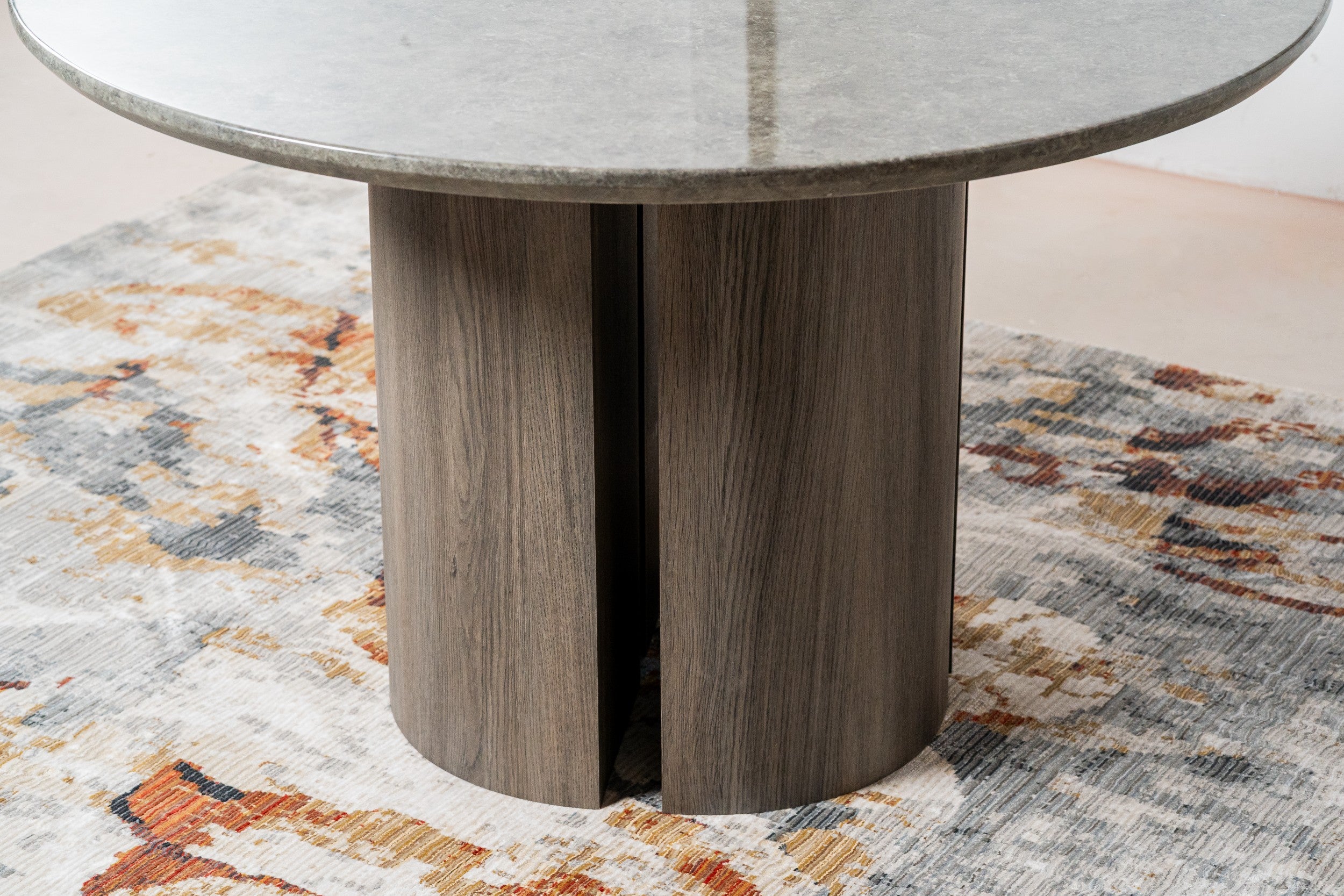 Onyx Dining Table Grey Marble