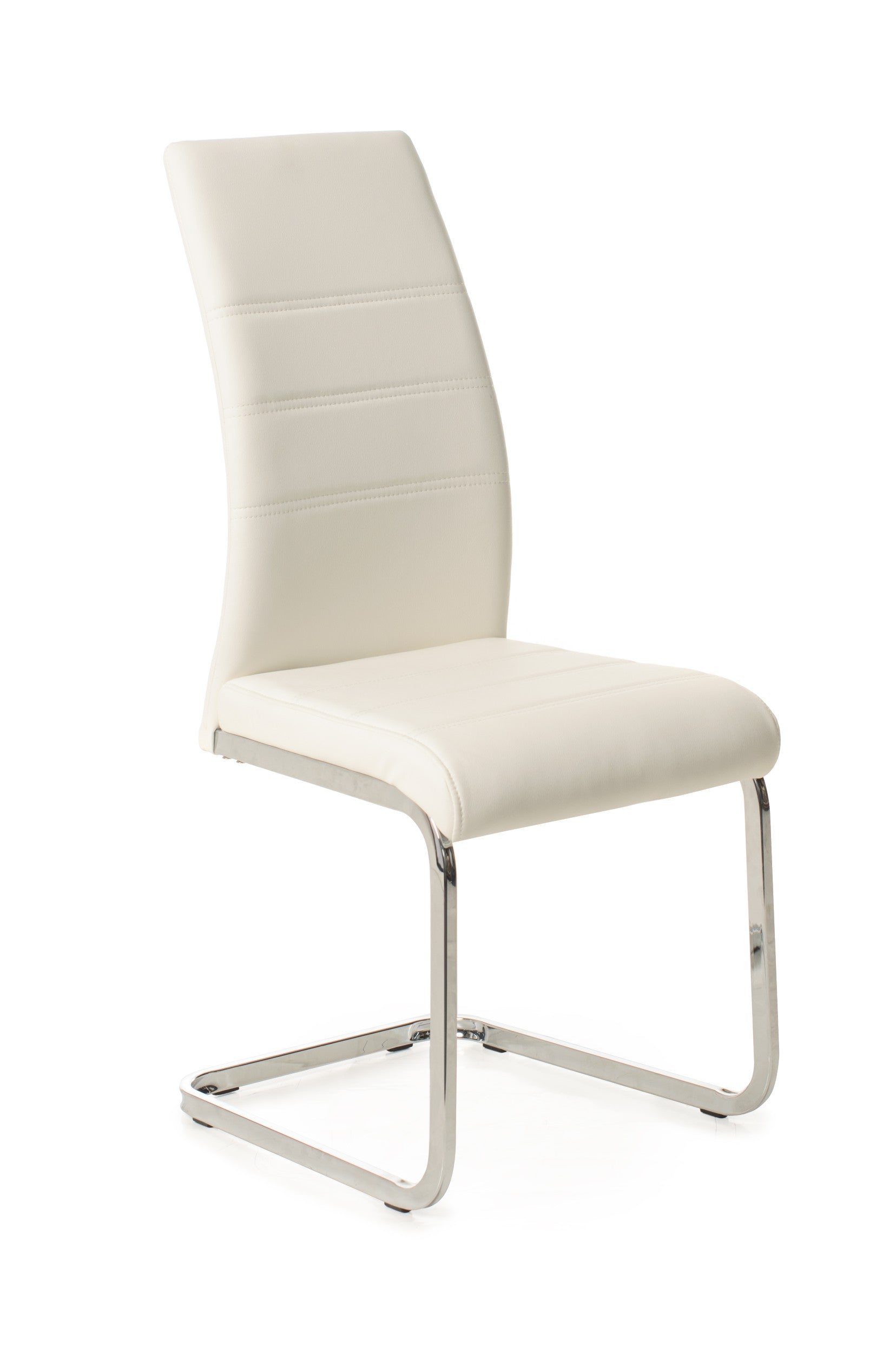 Linen Dining Chair White  (Set of 2)