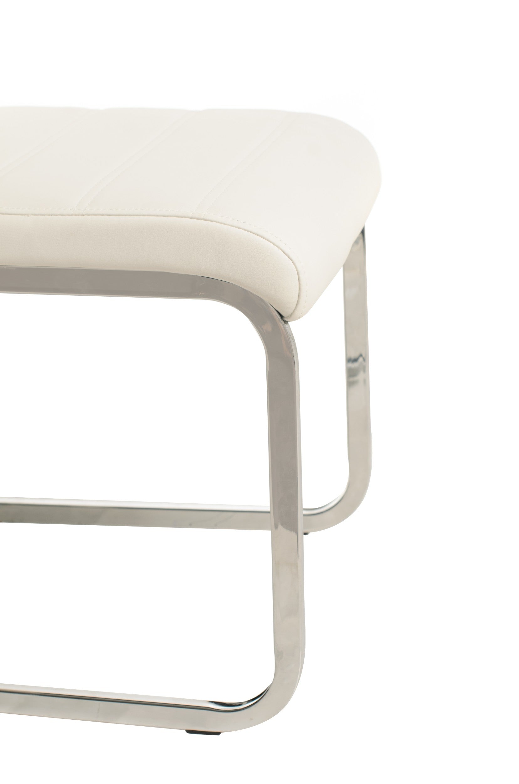 Linen Dining Chair White  (Set of 2)