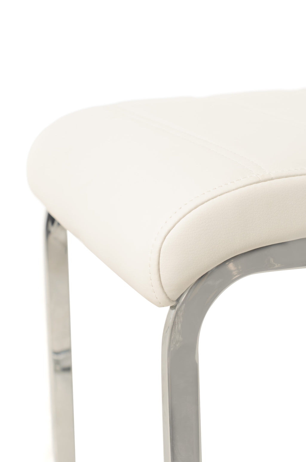 Linen Dining Chair White  (Set of 2)