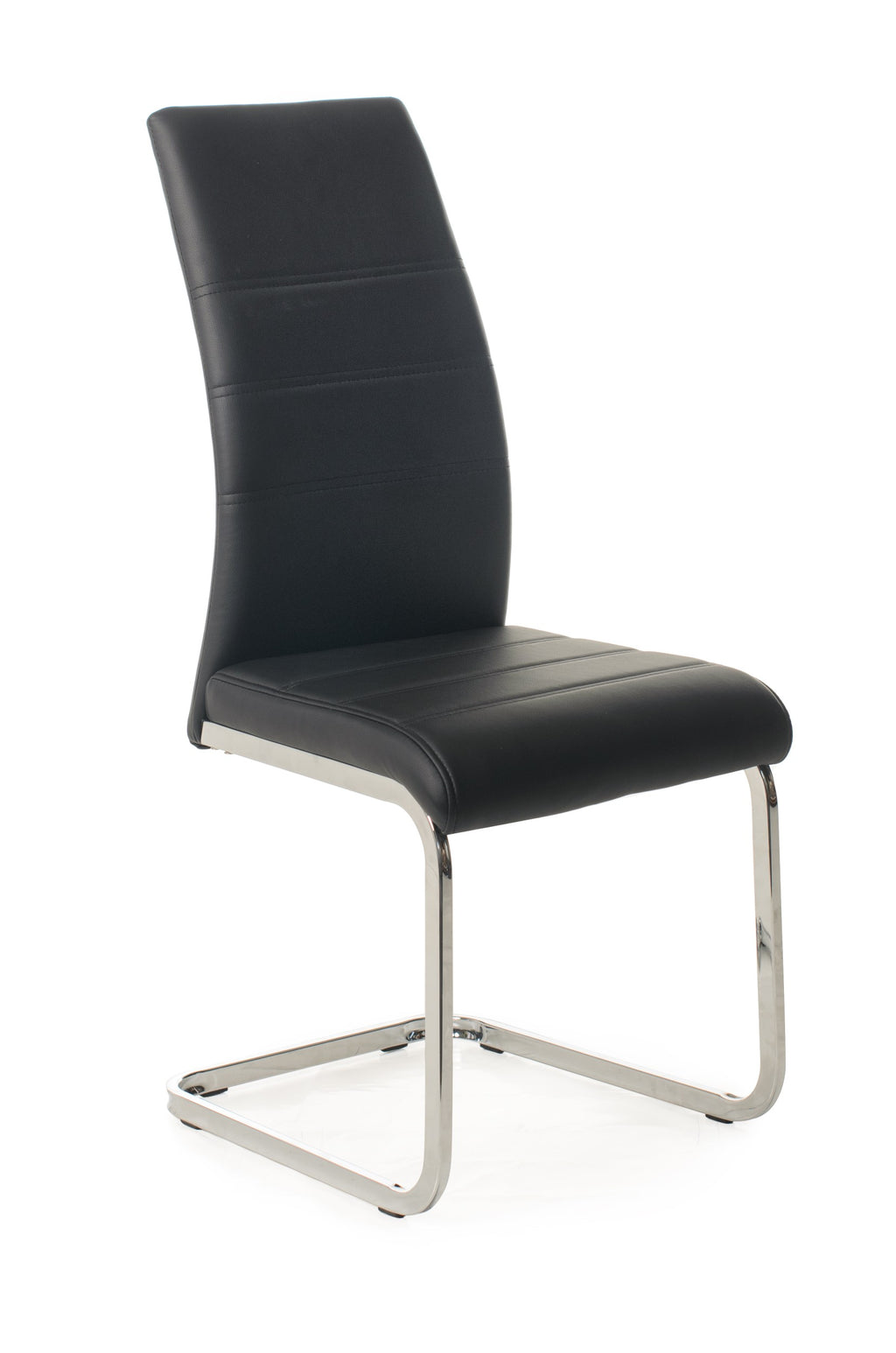 Linen Dining Chair Black  (Set of 2)