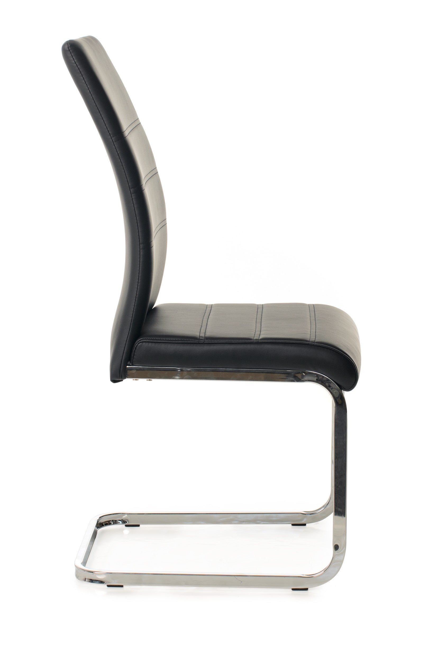 Linen Dining Chair Black  (Set of 2)