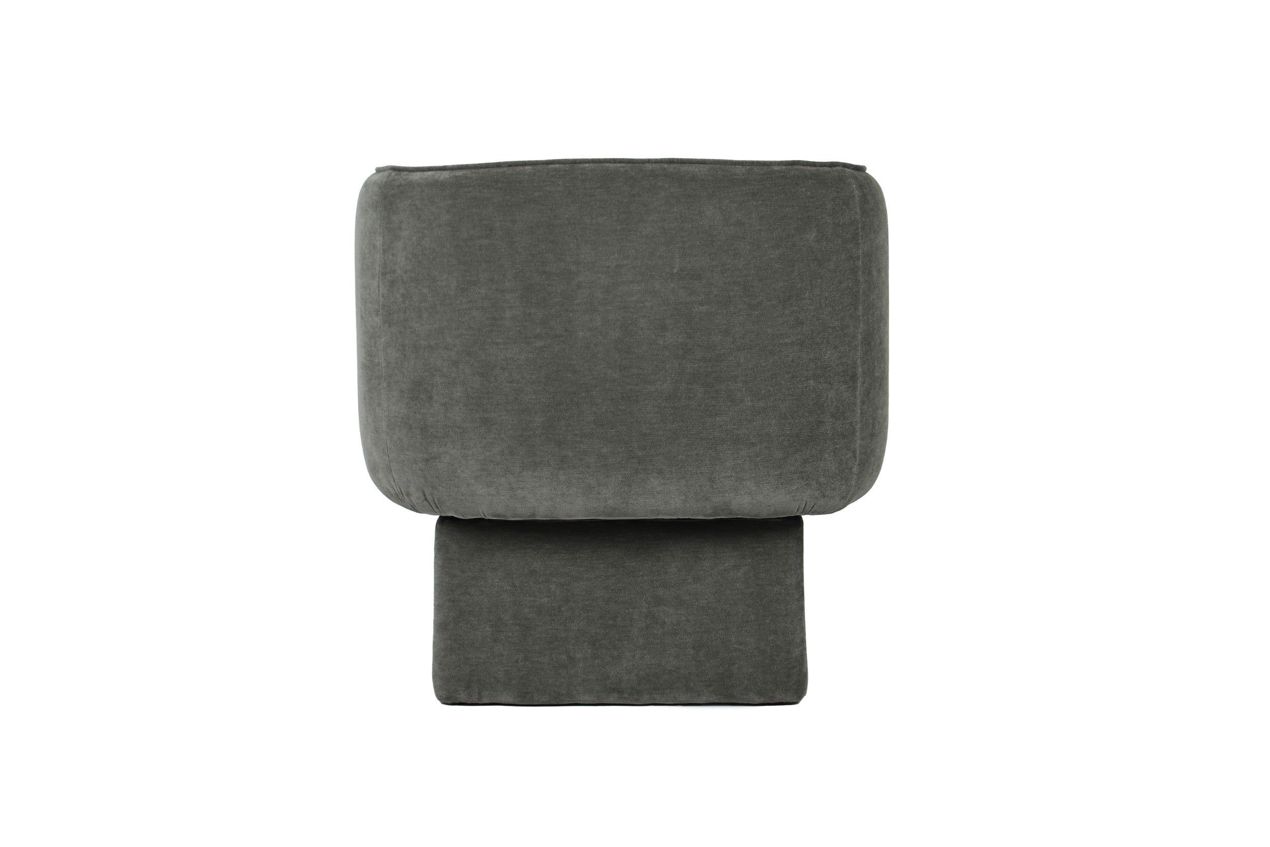 Velvet Swivel Occasional Chair Olive
