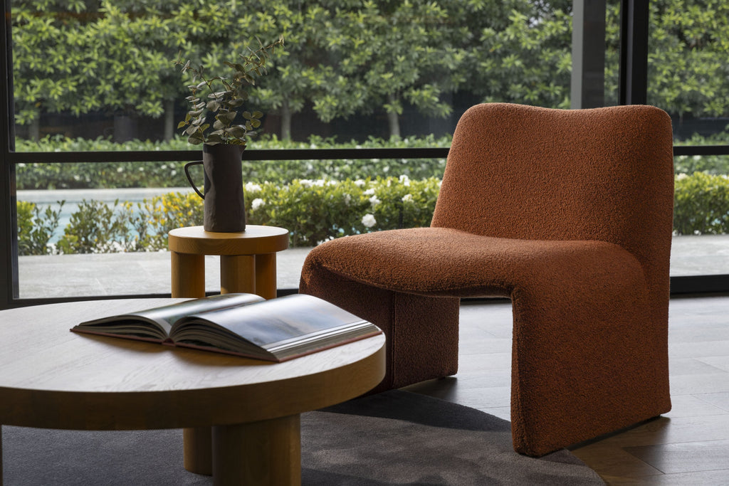Ochre Accent Chair Terracotta