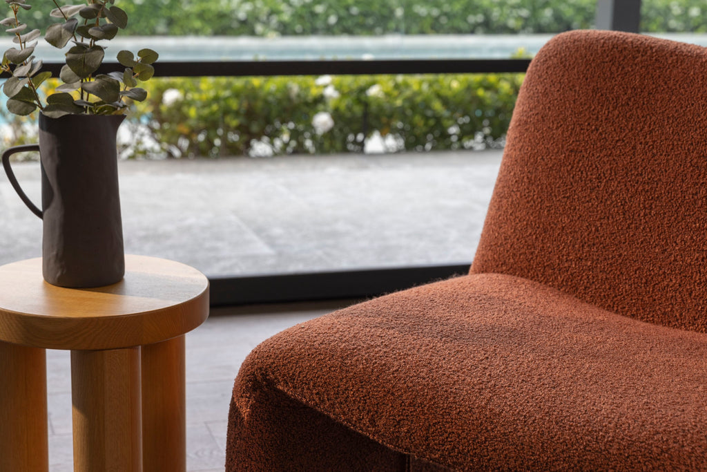 Ochre Accent Chair Terracotta