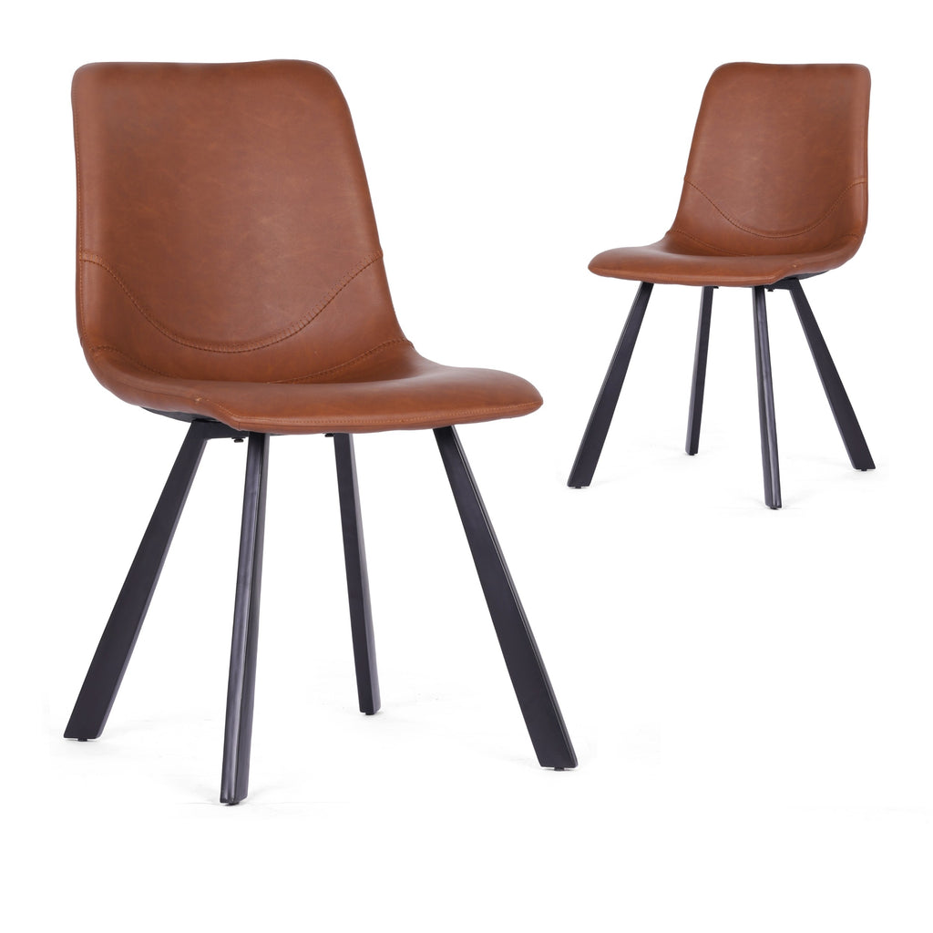 Colvane Dining Chair Cognac
