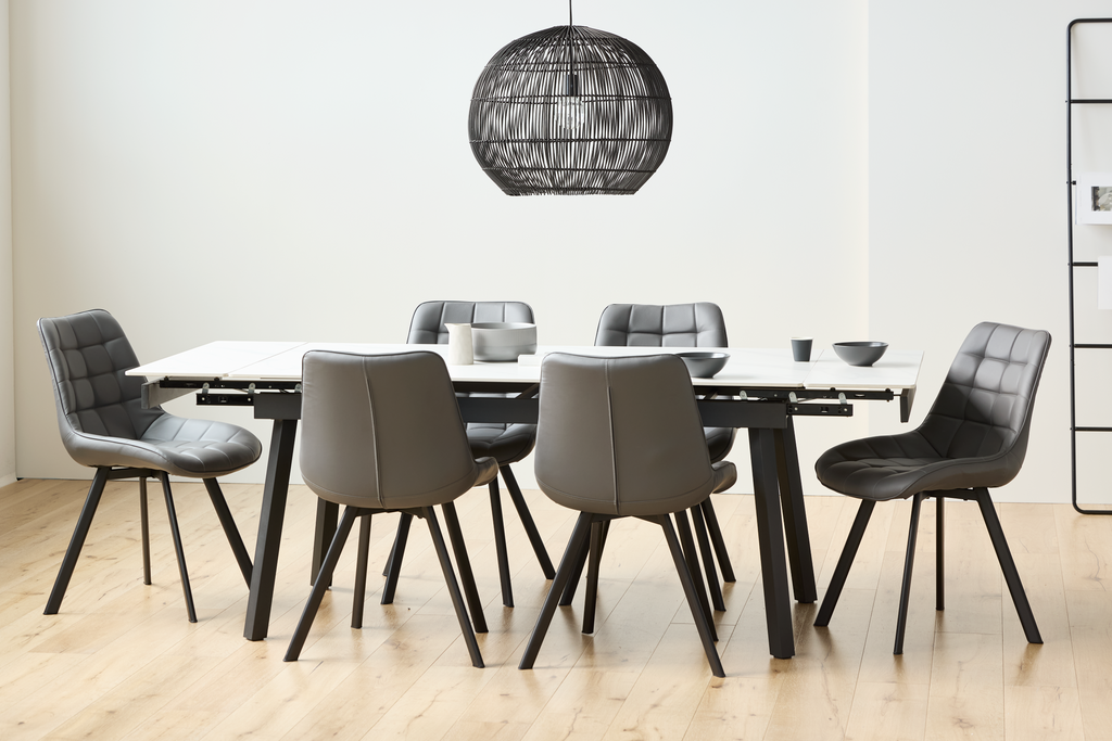 Forvella Dining Chair Dark Grey (Set of 4)
