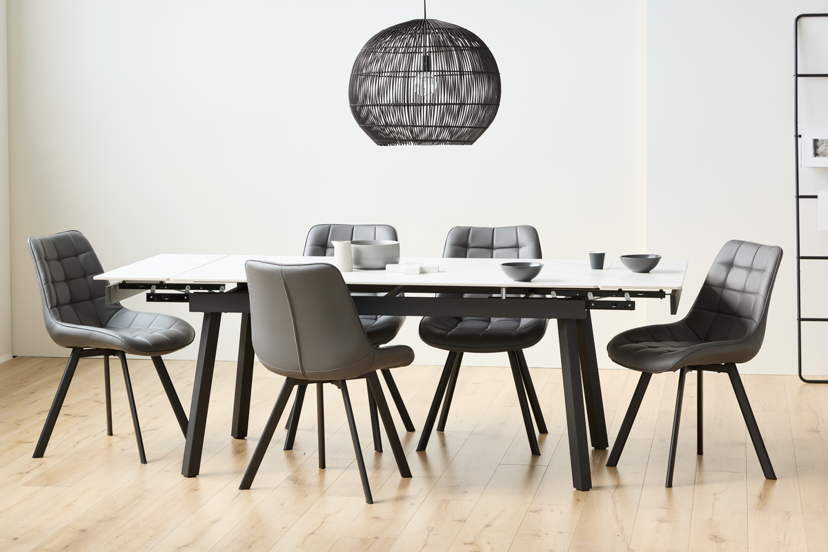 Forvella Dining Chair Dark Grey (Set of 4)