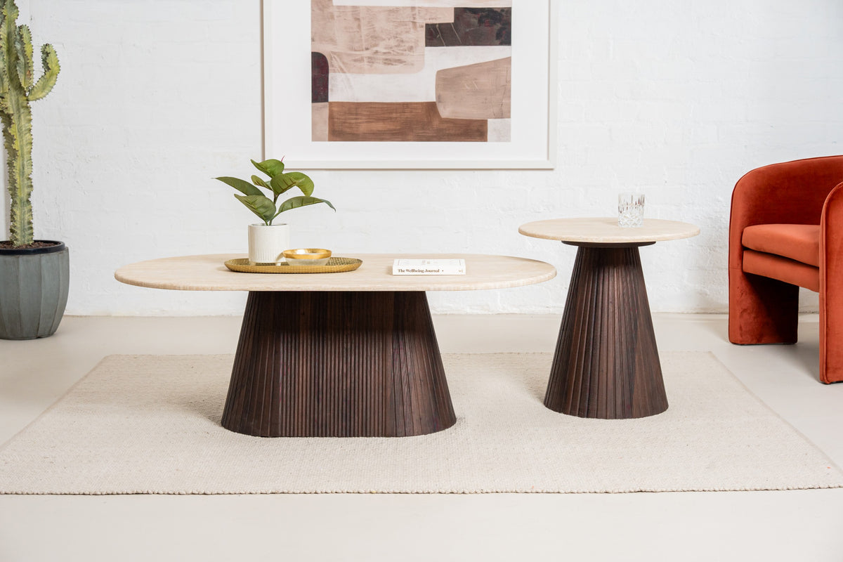 Cretano Coffee Table Travertine