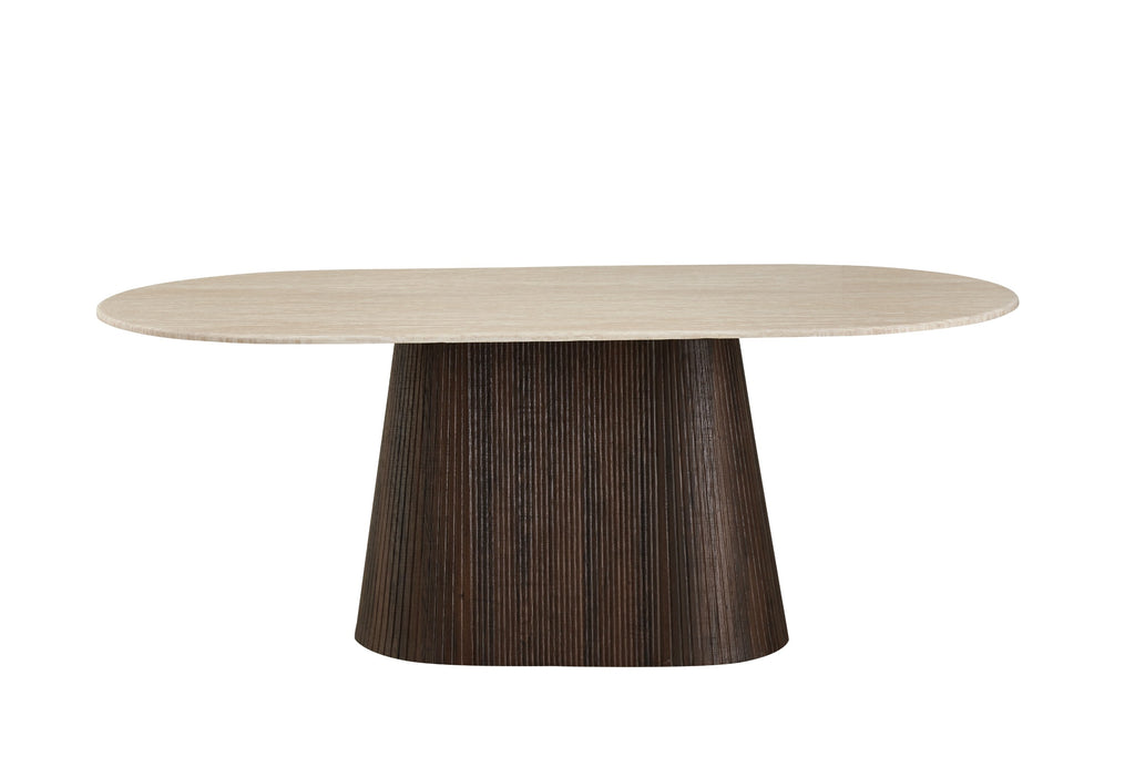 Cretano Dining Table Travertine