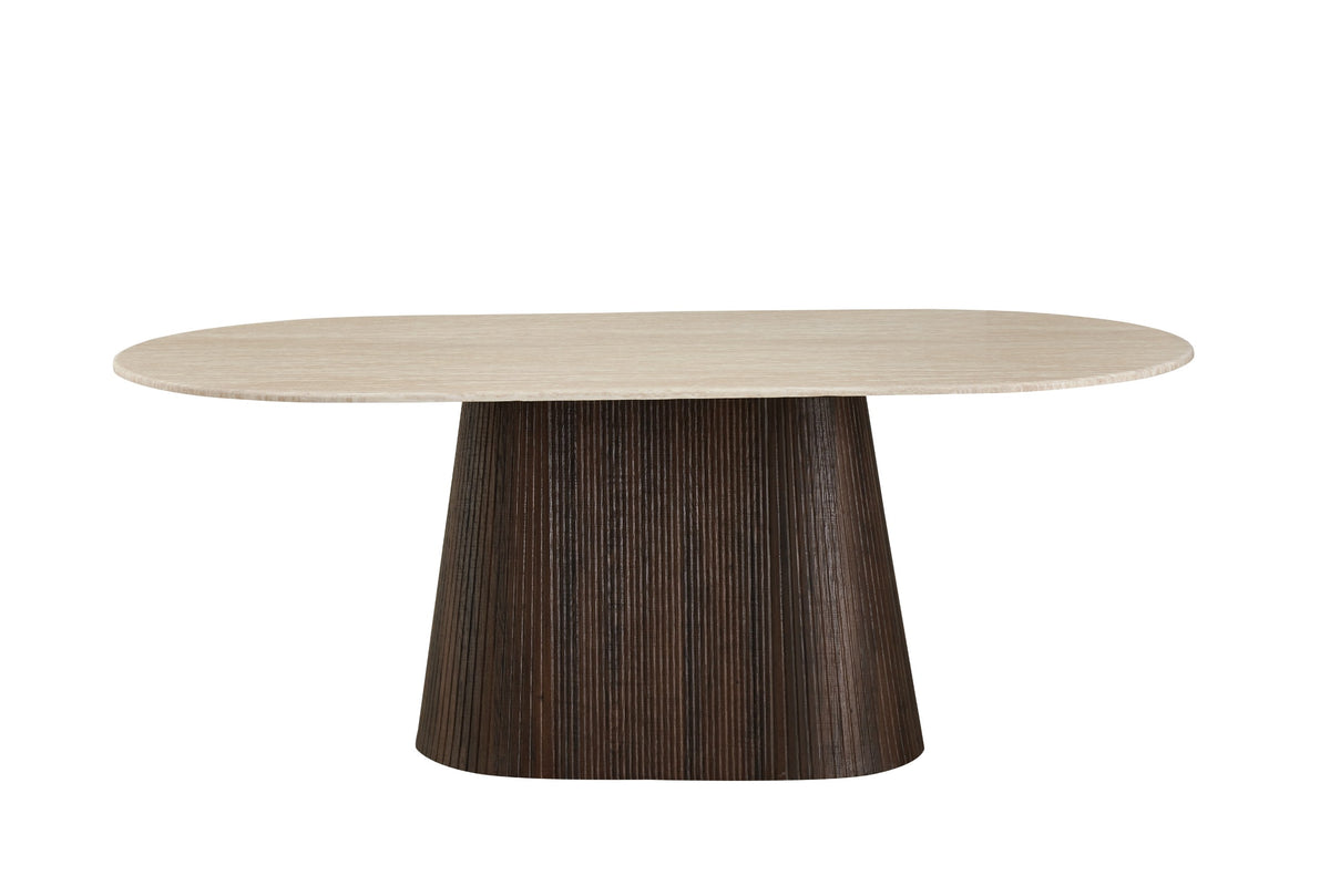 Cretano Dining Table Travertine