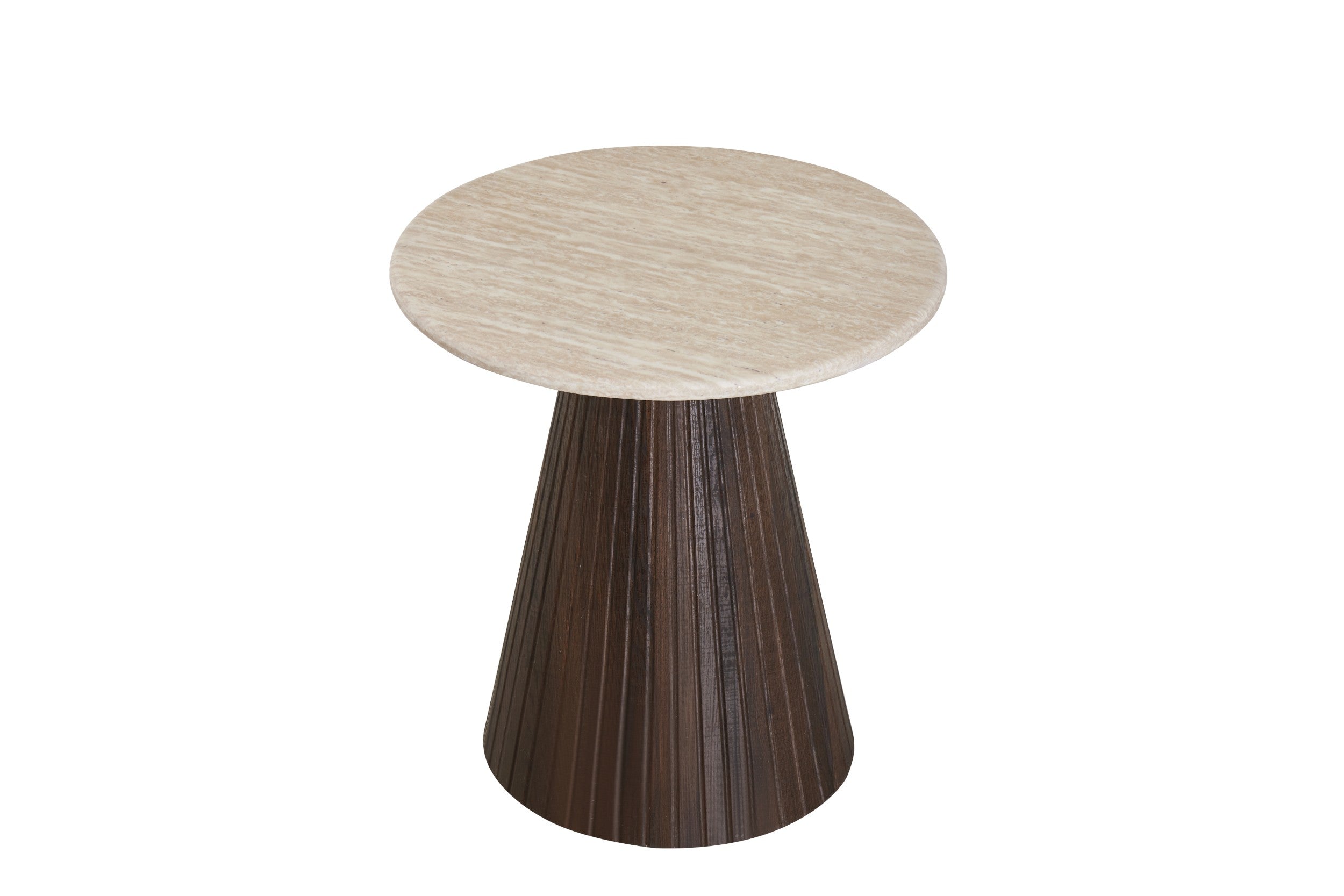 Travert Side Table Travertine