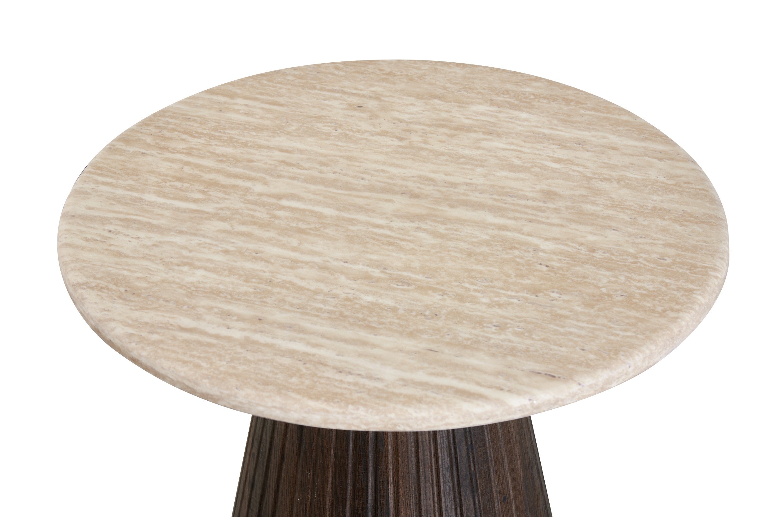 Travert Side Table Travertine