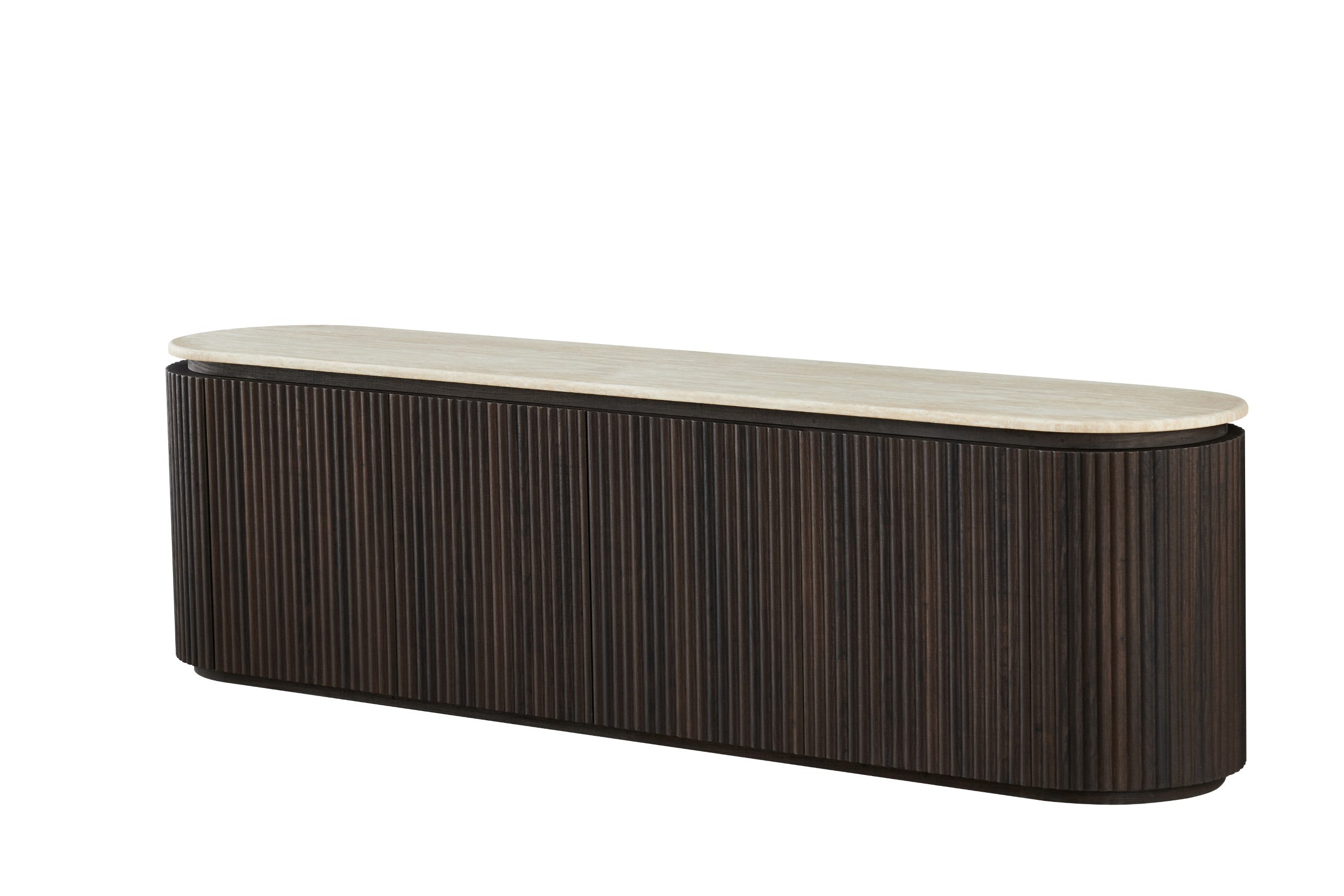 Travert TV Unit Travertine
