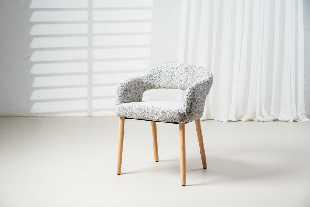 Sando Dining Chair Sand / Natural Leg (Set of 2)