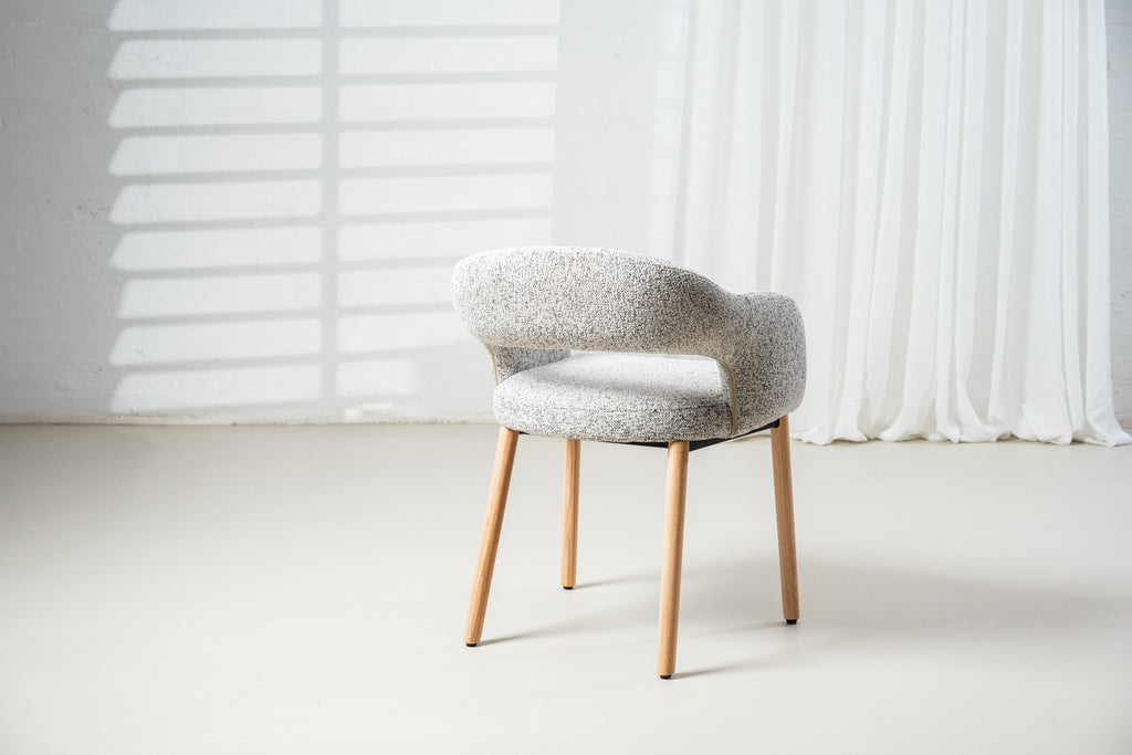 Sando Dining Chair Sand / Natural Leg (Set of 2)