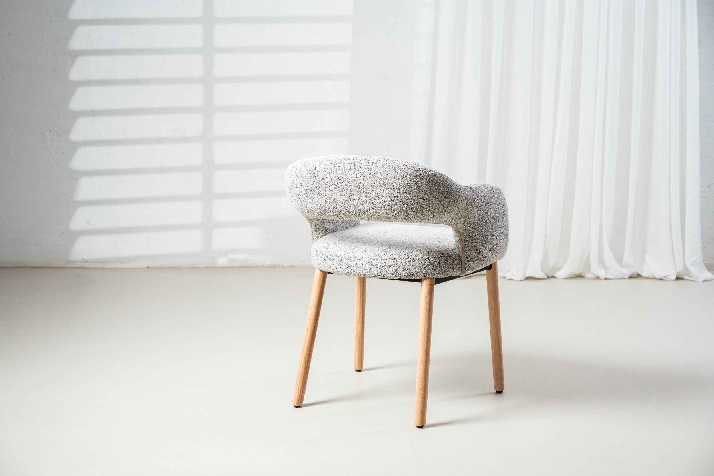 Sando Dining Chair Sand / Natural Leg (Set of 2)