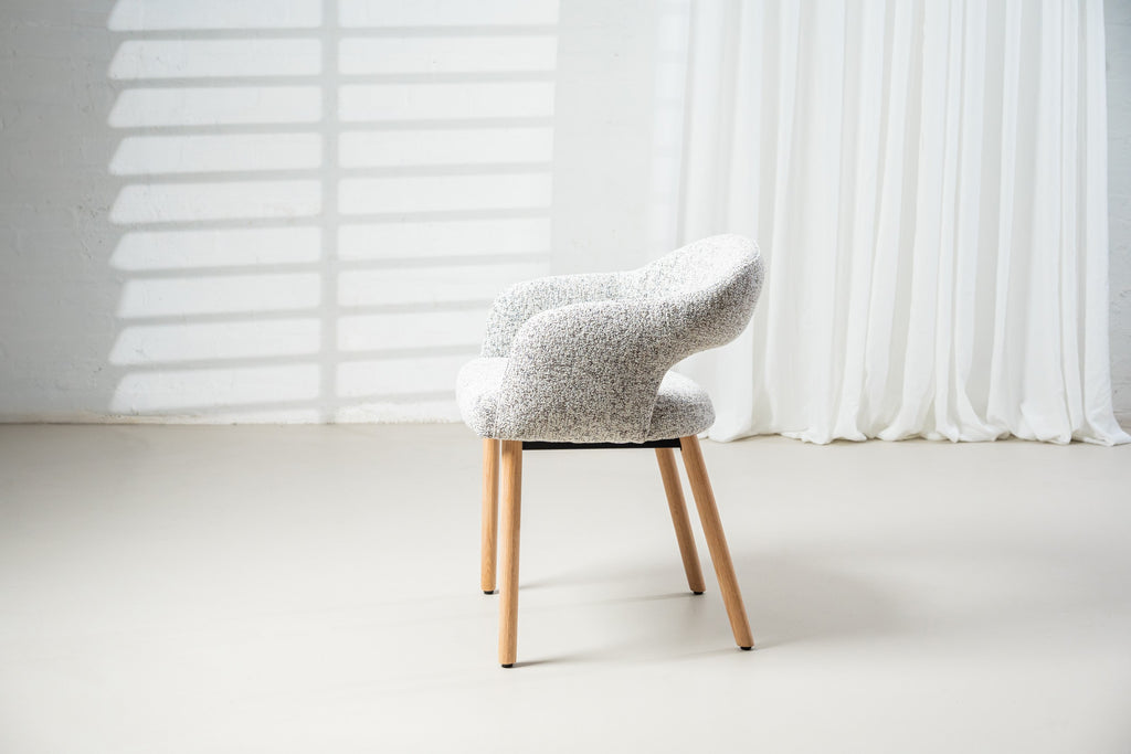 Sando Dining Chair Sand / Natural Leg (Set of 2)