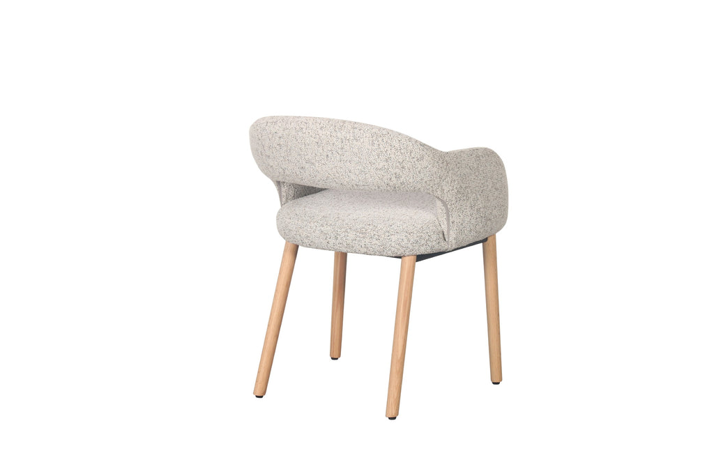 Sando Dining Chair Sand / Natural Leg (Set of 2)