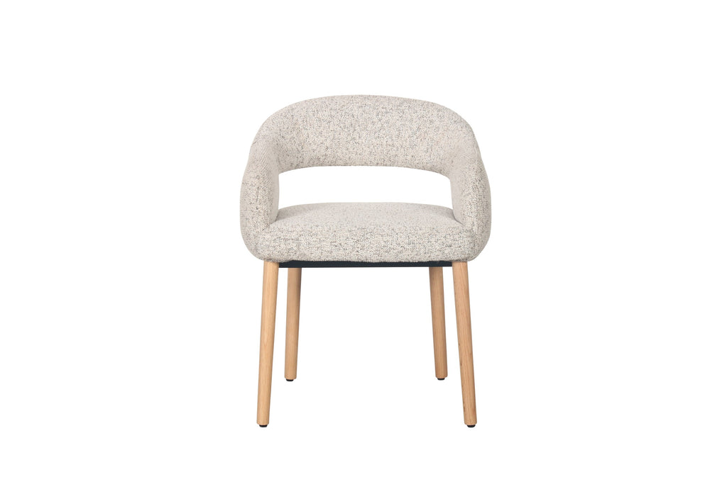 Sando Dining Chair Sand / Natural Leg (Set of 2)